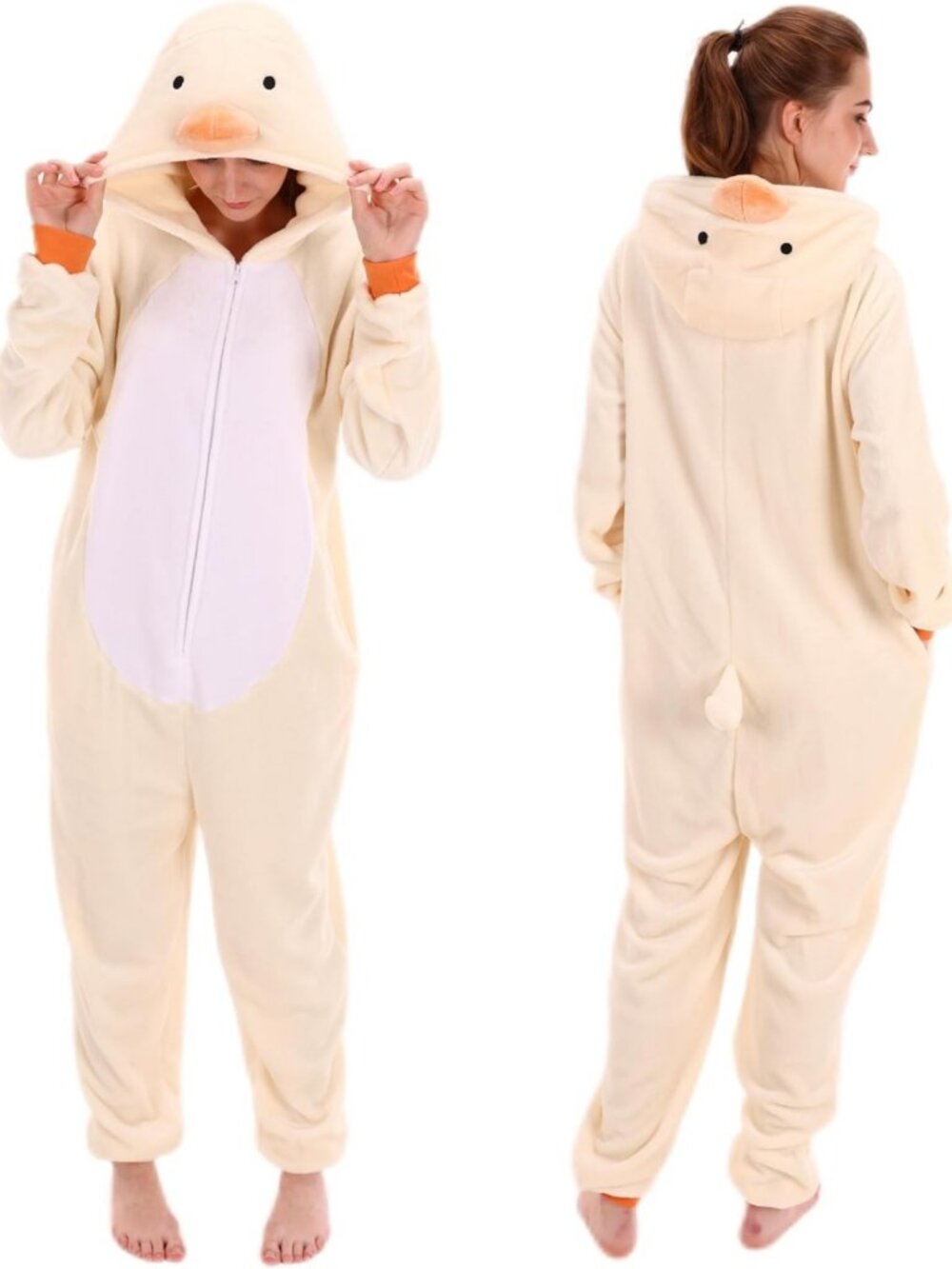 Cozy Unisex Flannel Onesie Pajamas | Snug Fit Animal Costume Sleepwear